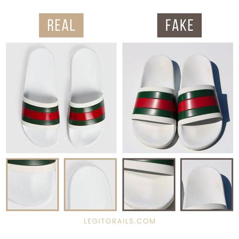 clickbait slides vs gucci sides|how to spot Gucci slides.